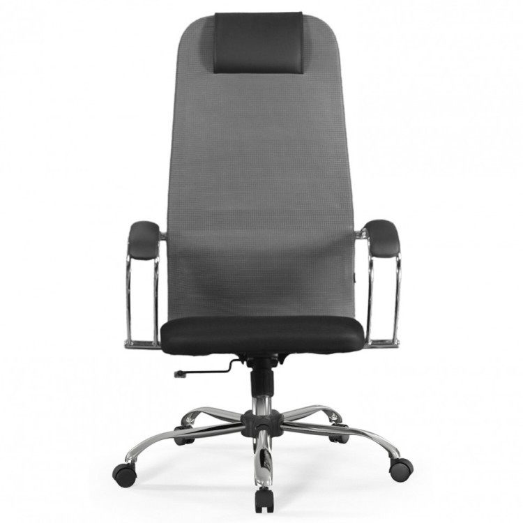 Кресло офисное BRABIX PREMIUM Ultimate EX-800 хром черное/серое 532912 (1) (94679)