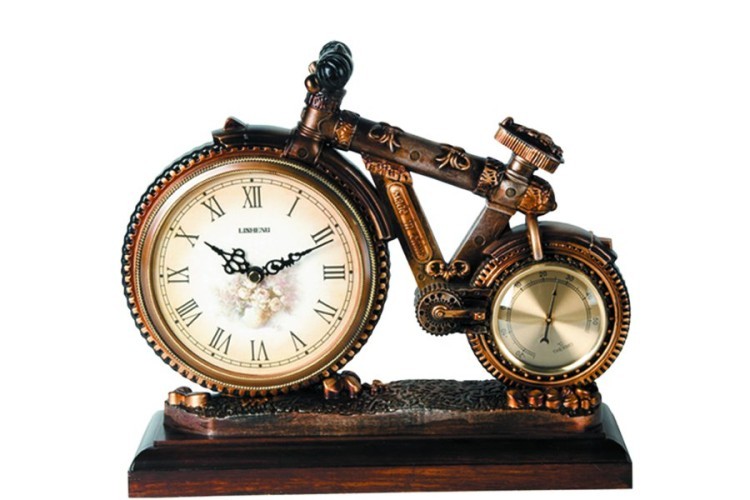 Часы настольные с термометром Велосипед Lisheng ( LI-941M-AL )