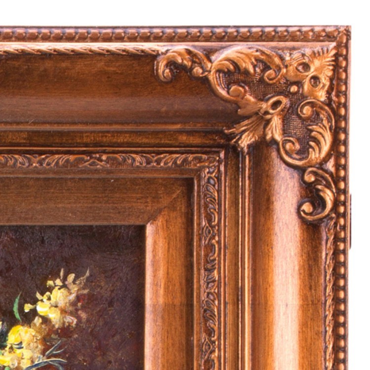 Картина "букет в вазе" полотно-30*40 см.багет-60*50 см. Frame Factory (107-15615) 