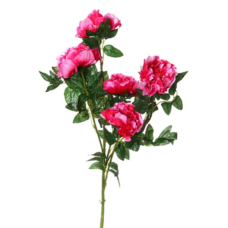 Цветок искусственный "пион" длина=100 см Huajing Plastic (23-232)