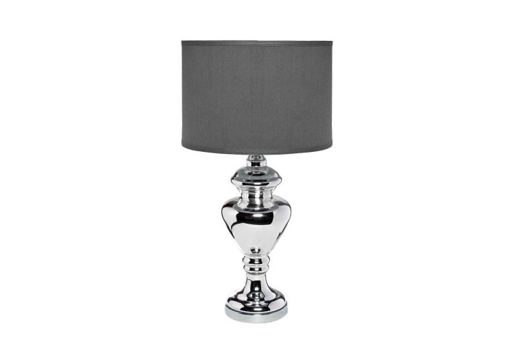 Лампа настольная плафон темно-серый Д40, В81 (TT-00000533)