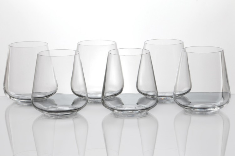 Набор стаканов для виски из 6 шт. "сандра" 400 мл высота=10 см (кор=8набор.) Bohemia Crystal (674-173)