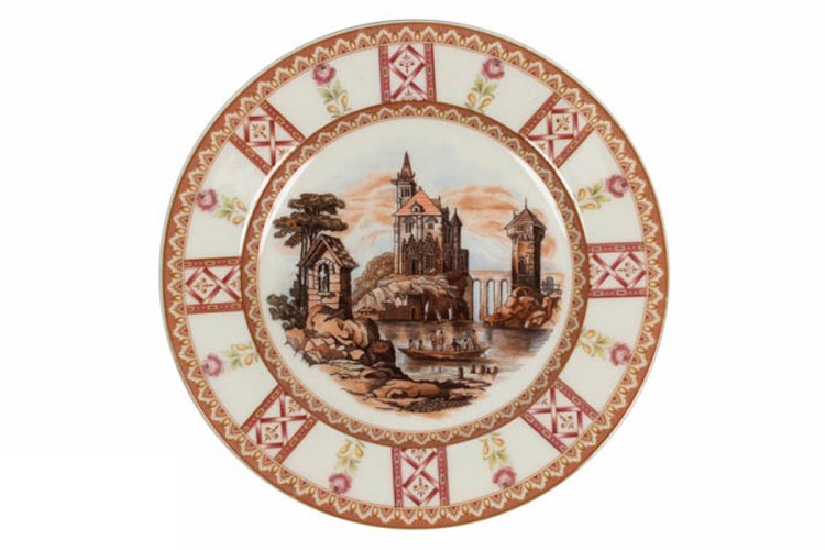 Обеденная тарелка 25 см У старого замка Richmond ( RI-RD3296_2-6912AL )