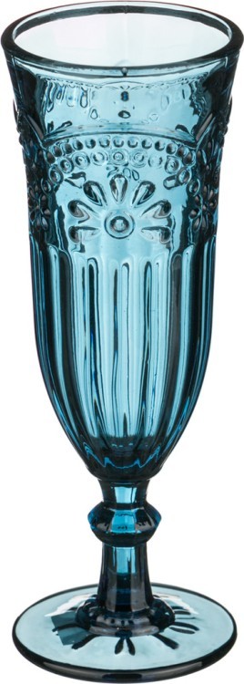 Набор бокалов для шампанского из 6 шт."индиго" 180 мл.высота=19 см. серия "muza color" Lefard (228-036)