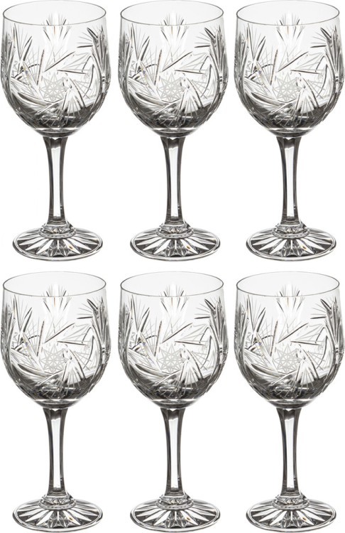 Набор бокалов для белого вина из 6 шт.170 мл. Crystal Julia (673-058)