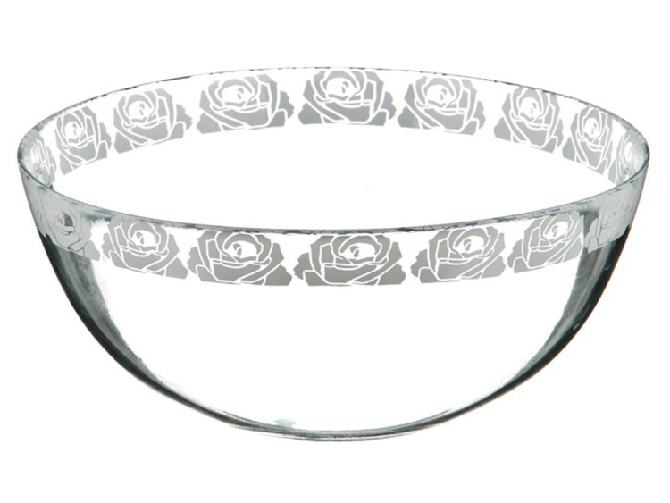 Салатник "белые розы" диаметр=22 см. без упаковки Алешина Р.р. (484-362) 