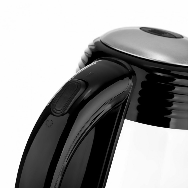 Чайник BRAYER BR1012 1,7 л 2200 Вт закр нагр элемент стекло черный 456055 (1) (94103)