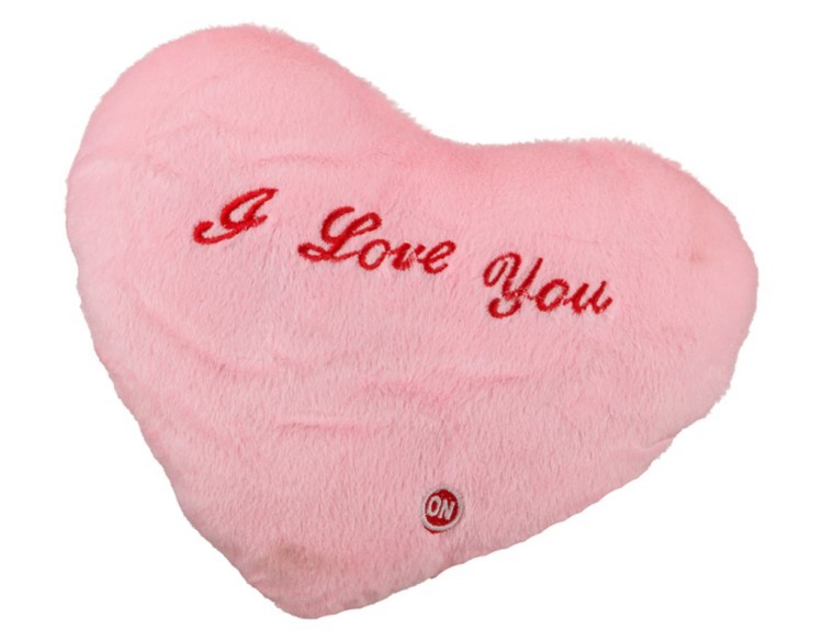 Декоративная подушка сердце "i love you" 30*26*10 см.без упаковки (кор=150шт.) Gree Textile (192-201)