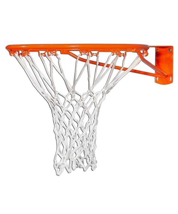 Сетка баскетбольная 9025, нить 2,5 мм, белая (118224)