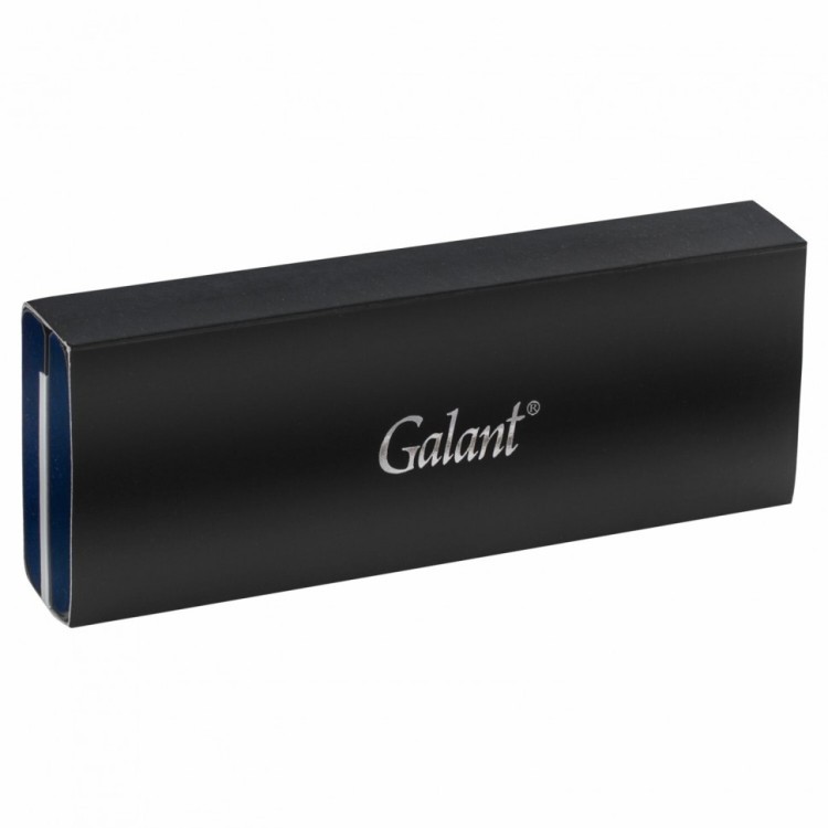 Ручка подарочная шариковая Galant ALLUSION корпус черный/золотой золотистые синяя 143522 (1) (92008)