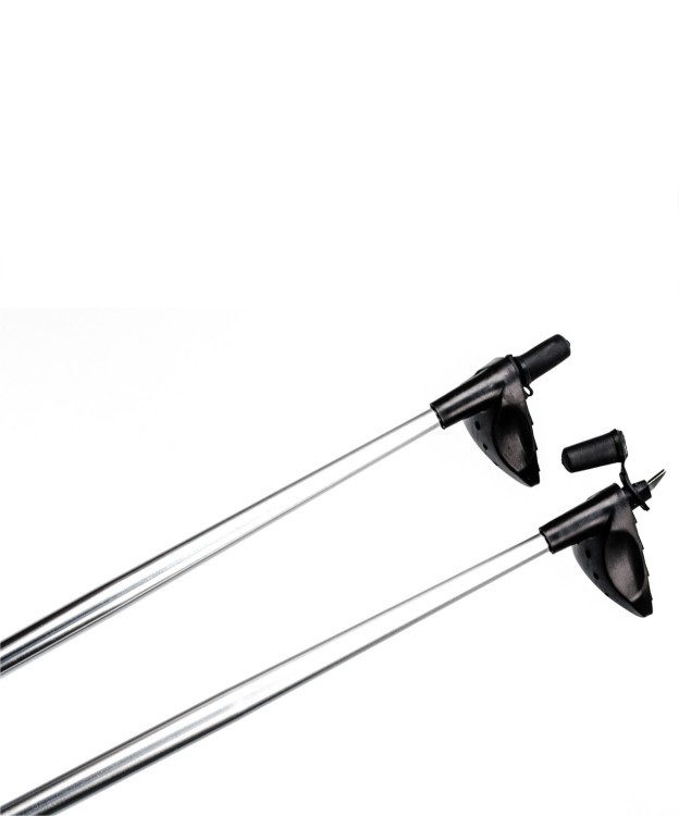 Палки лыжные алюминиевые (135 см, пробковая ручка) (8393)