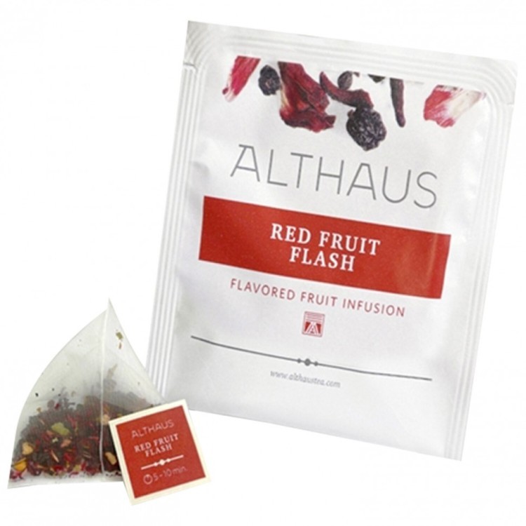 Чай ALTHAUS Red Fruit Flash фруктовый 15 пирамидок по 2,75 г 622895 (1) (95814)