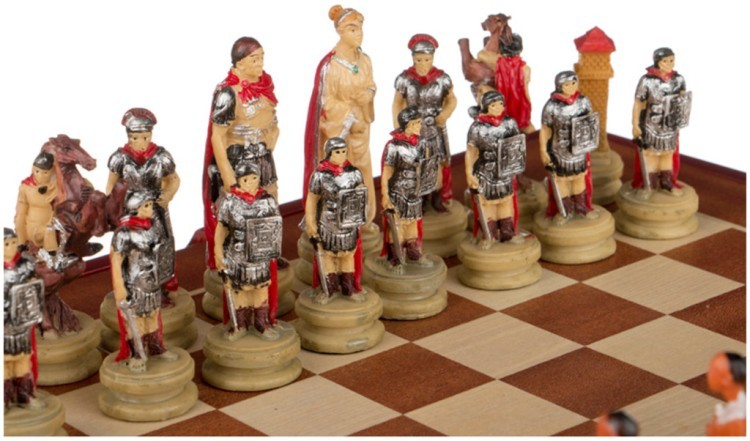 Игра для взрослых "шахматы "римляне и египтяне" 36*36*6 см. Polite Crafts&gifts (446-101) 