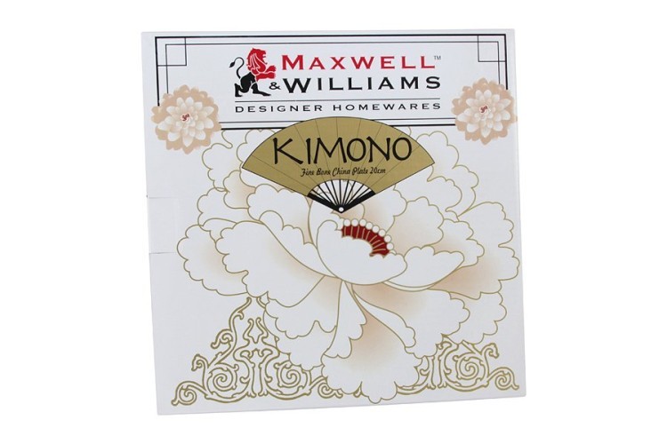 Тарелка Кимоно (белый)  в подарочной упаковке - MW637-PK0207 Maxwell & Williams