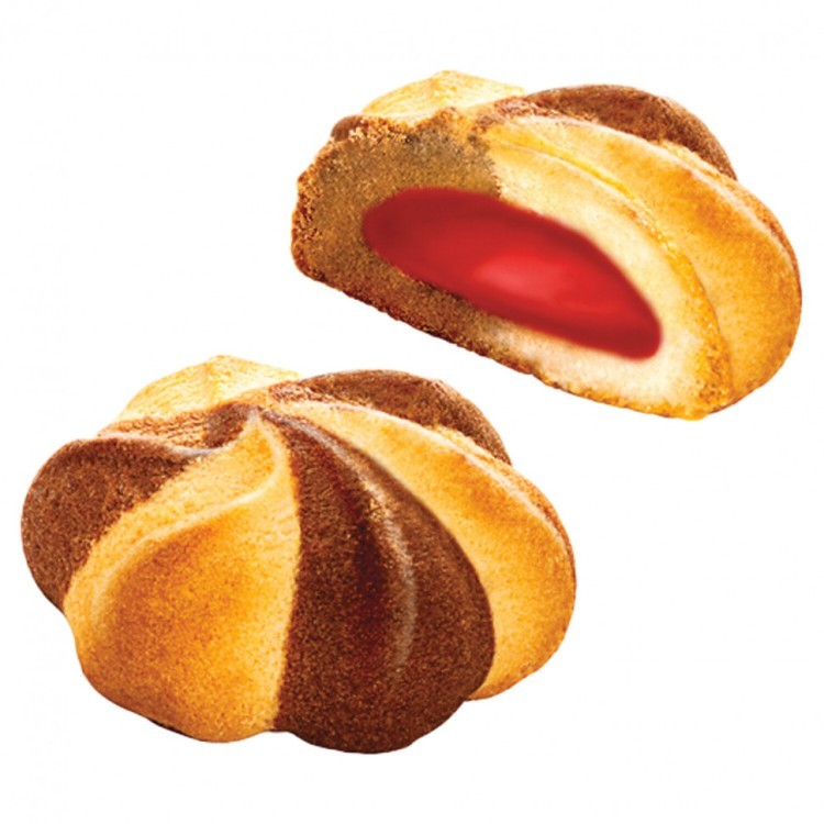 Печенье БЕЛОГОРЬЕ "Шапито" сдобное с клубничной начинкой 2,3 кг весовое 37-10 621724 (1) (90283)