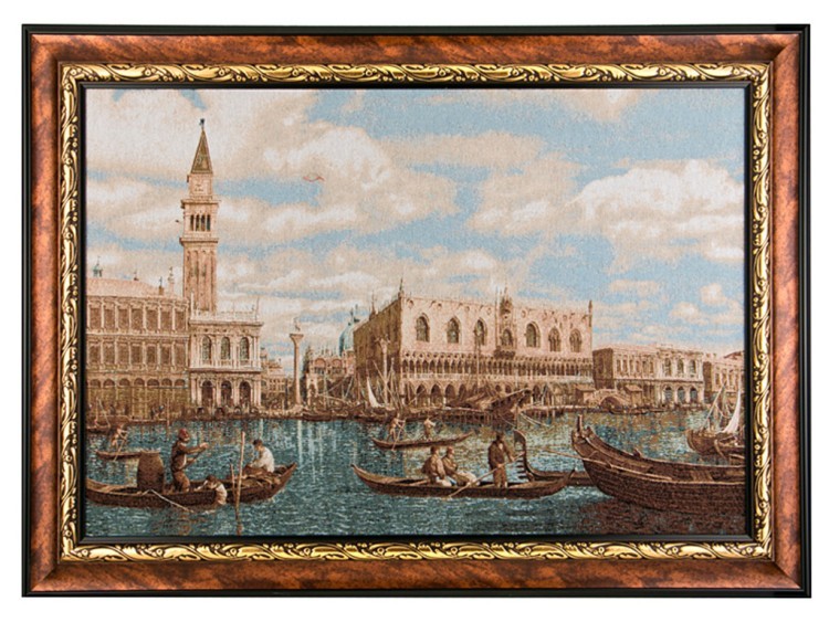 Гобелен "уголок венеции" 108х70см. (404-1321-33) 