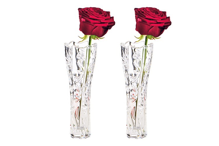 Набор из 2-х хрустальных ваз для цветов Розы Marc Aurel ( MA93809-AL )
