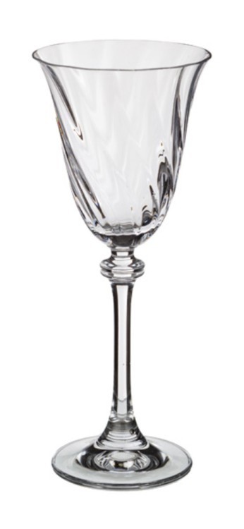 Набор бокалов для вина из 6 шт. "александра оптик" 185 мл.высота=21 см. Crystalite Bohemia (669-094) 