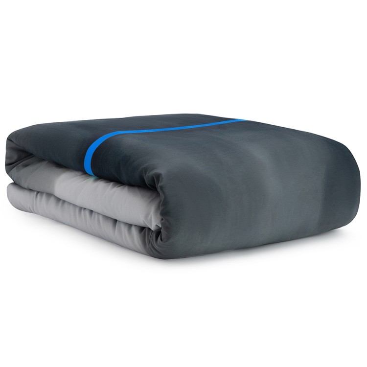 Комплект постельного белья из умягченного сатина из коллекции slow motion, electric blue, 150х200 см (73714)