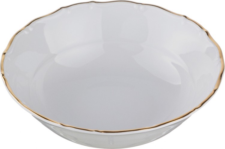 Глубокая суповая тарелка "офелия 662" диаметр=19 см.объем=700 мл. без упак. M.Z. (655-108)