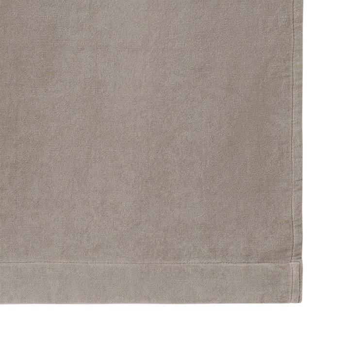 Штора из хлопкового бархата серого цвета из коллекции essential, 150х290 см (76956)