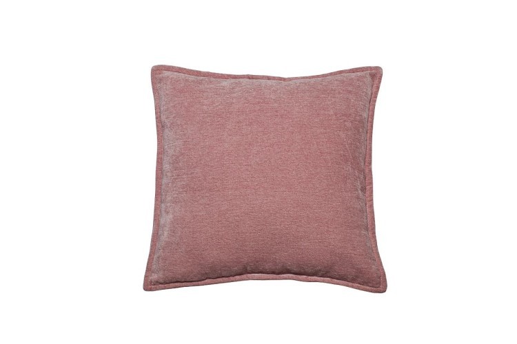 Подушка светло-розовая шинилл квадратная 45х45 см (TT-00000763)