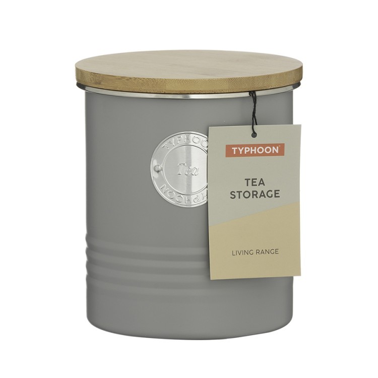 Емкость для хранения чая living серая 1 л (66770)