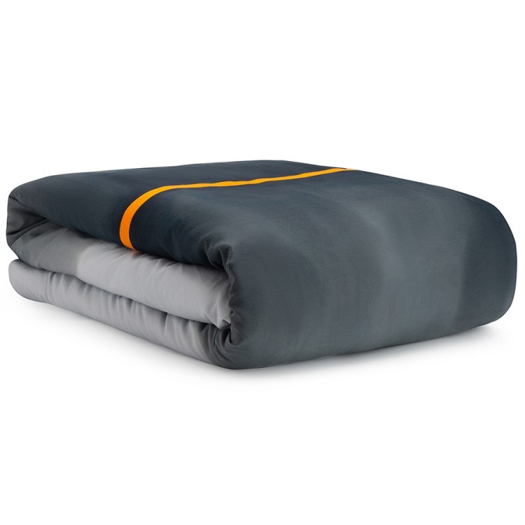 Комплект постельного белья из умягченного сатина из коллекции slow motion, orange, 200х220 см (73717)