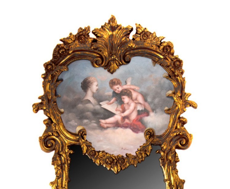 Зеркало настенное "ангелы" 80*212*8 см.(кор=1шт.) Hebei Grinding (61-175)