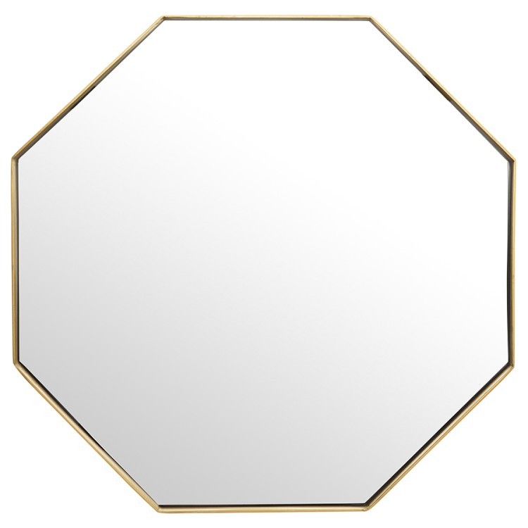 Зеркало настенное raffin, 51х51 см, золотое (76224)