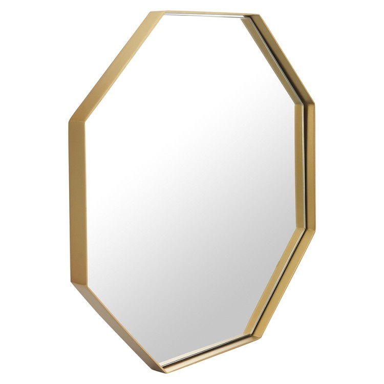 Зеркало настенное raffin, 51х51 см, золотое (76224)