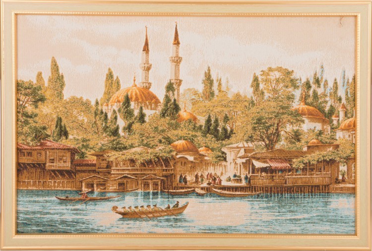Гобеленовая картина "башни при мечети" 57х39см. (404-311-73) 