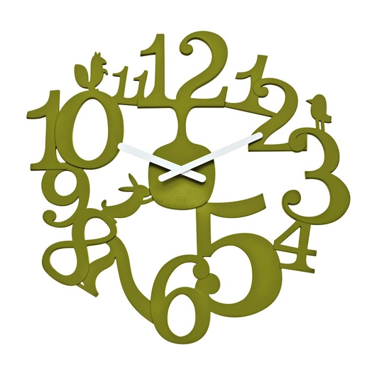 Часы настенные pip, зелёные (60637)