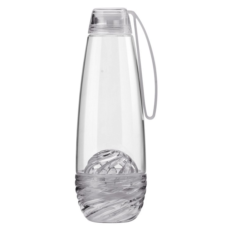 Бутылка для фруктовой воды h2o серая (61658)