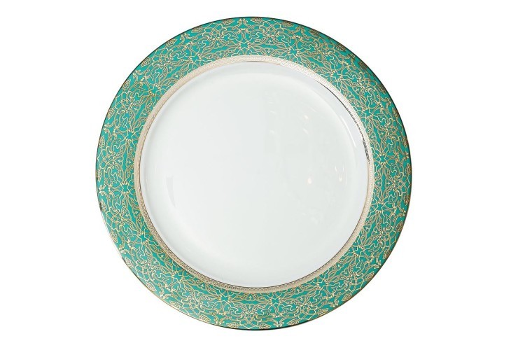 Тарелка обеденная 27 см,цвет бирюзовый (4) (TT-00000330)