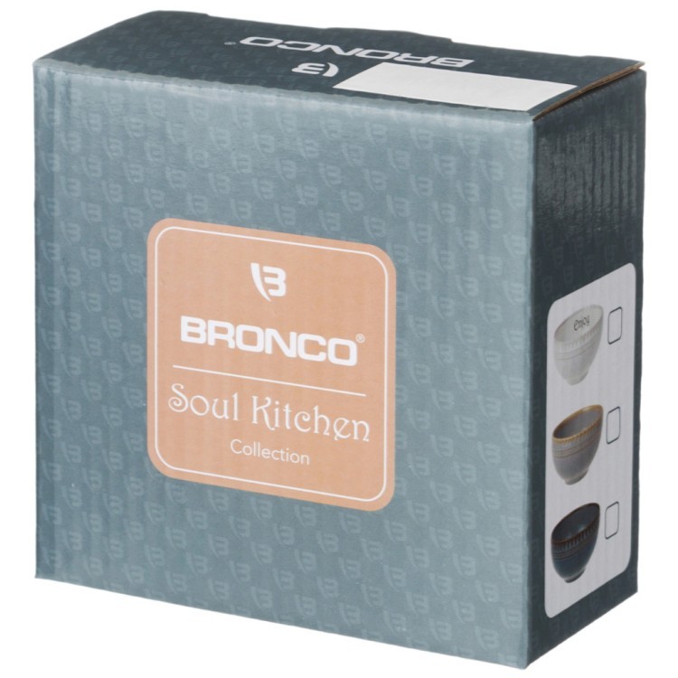 Салатник малый bronco "soul kitchen" 10*5 см 200 мл синий Bronco (189-396)