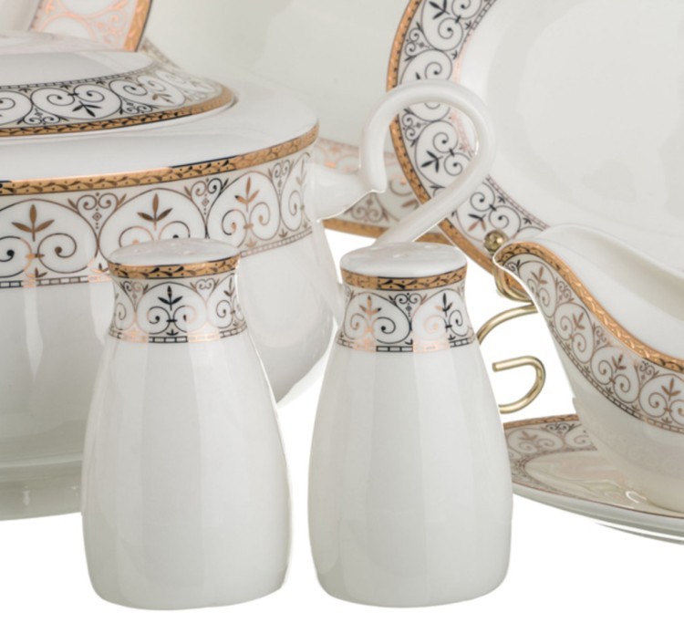Столовый сервиз "аиша" на 12 персон 48 пр. Porcelain Manufacturing (169-071) 