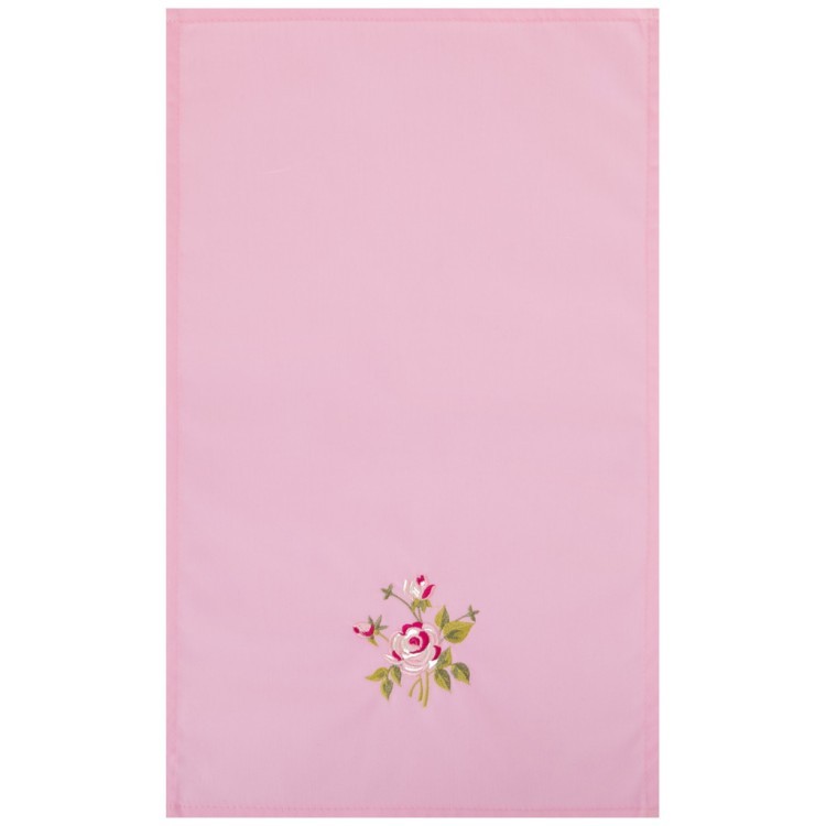 Комплект салфеток 25х45 см из 2 шт "корейская роза",50%х\б+50%пэ,вышивка, розовый SANTALINO (850-517-14)