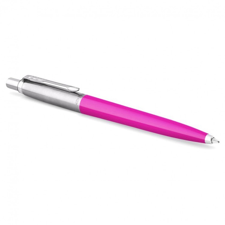 Ручка шариковая Parker "Jotter Orig Magenta" розовый нержавеющая сталь блистер синяя 143861 (1) (89446)