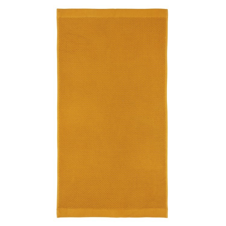 Полотенце для рук вафельное цвета карри из коллекции essential, 50х90 см (75412)