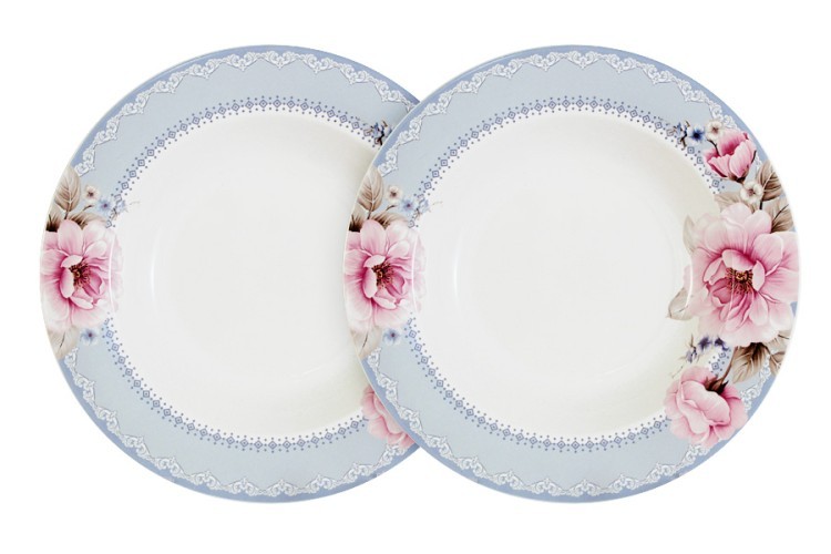 Набор из 2-х суповых тарелок Розовый блюз - PW-NBCP85-112-AL Primavera