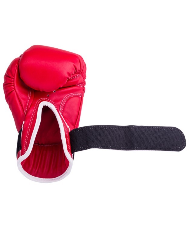Перчатки боксерские RV-101, 14oz, к/з, красные (130491)