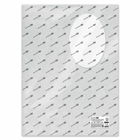 Бумага для акварели 560x760 мм Brauberg Art Premiere 10 листов 300 г/м2 хлопок 100% 113236 (1) (85391)