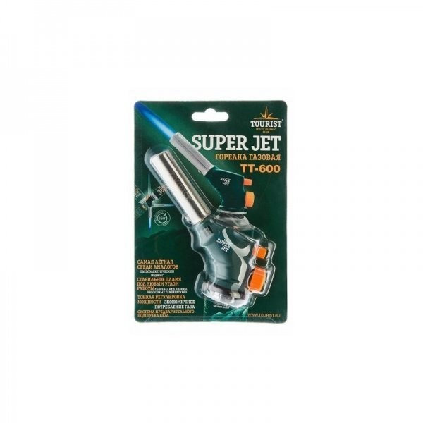 Резак газовый Tourist Super JetTT-600 с пьезоподжигом и системой подогрева газа (59334) Резак газовый Tourist Super JetTT-600 с пьезоподжигом и системой подогрева газа (59334)