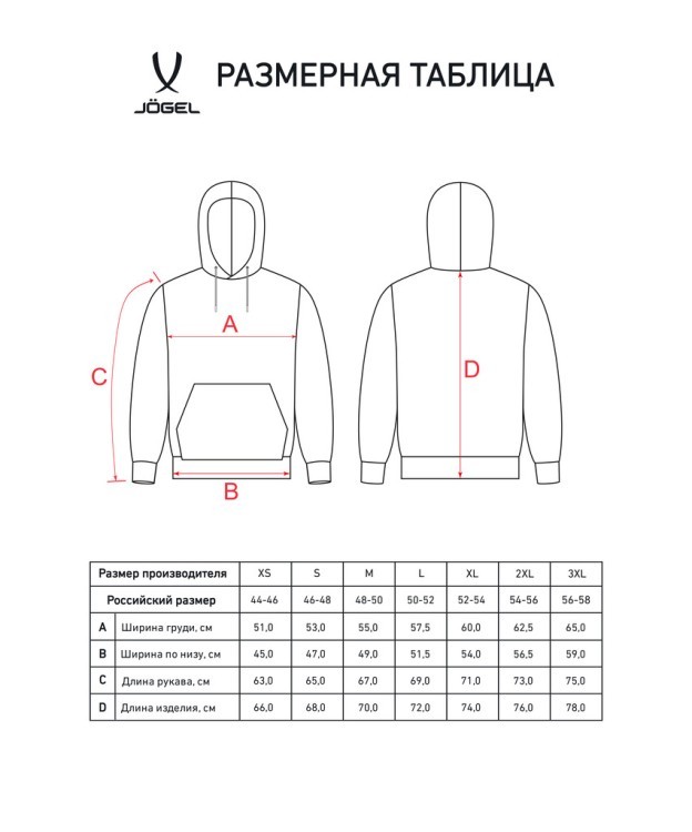 Худи ESSENTIAL Cotton Hoodie, темно-синий (2115280)