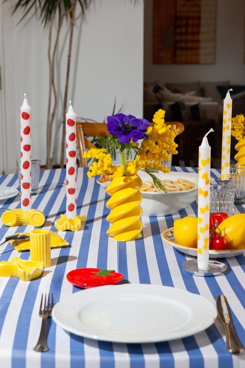 Подсвечник dolce vita, 5,5х10,5х3,7 см, желтый (79939)