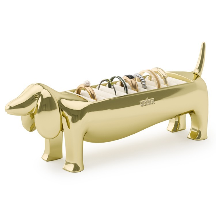 Держатель для колец dachsie, латунь (79964)