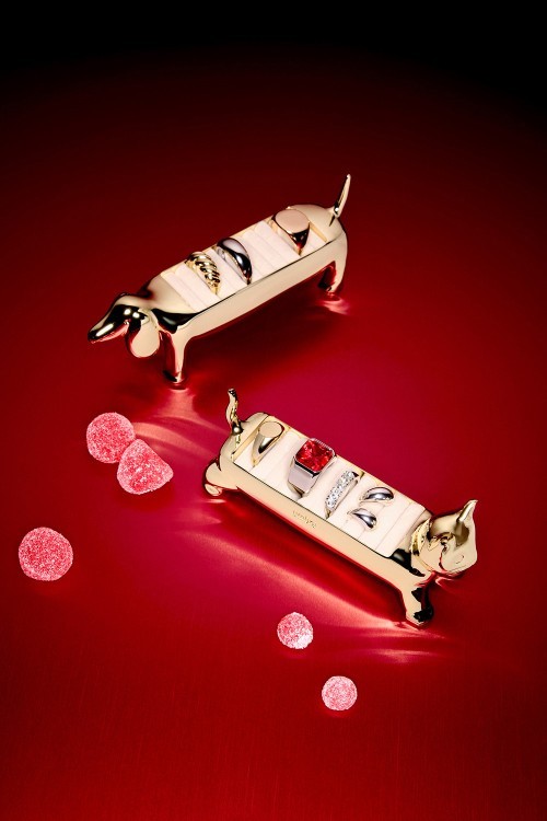 Держатель для колец dachsie, латунь (79964)