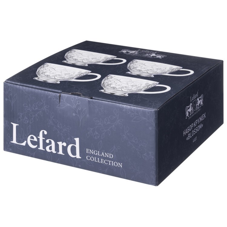 Набор кружек "blossom" 4 шт/240 мл Lefard (691-154)