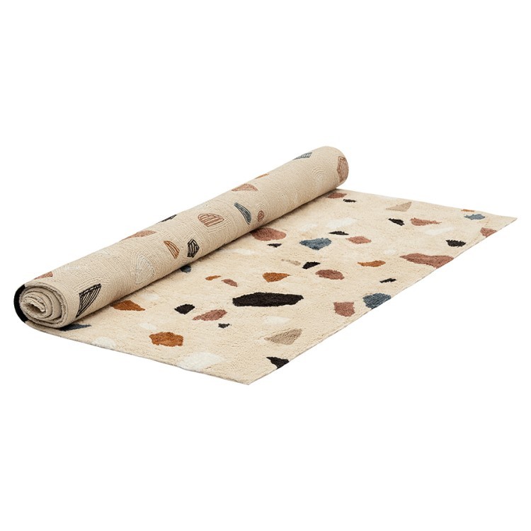 Ковер из хлопка terrazzo poetry из коллекции ethnic, 160х230 см (79356)
